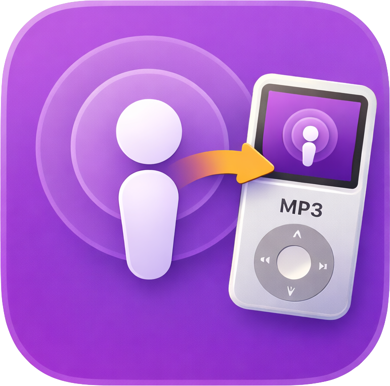 Podcast Transfer app icon